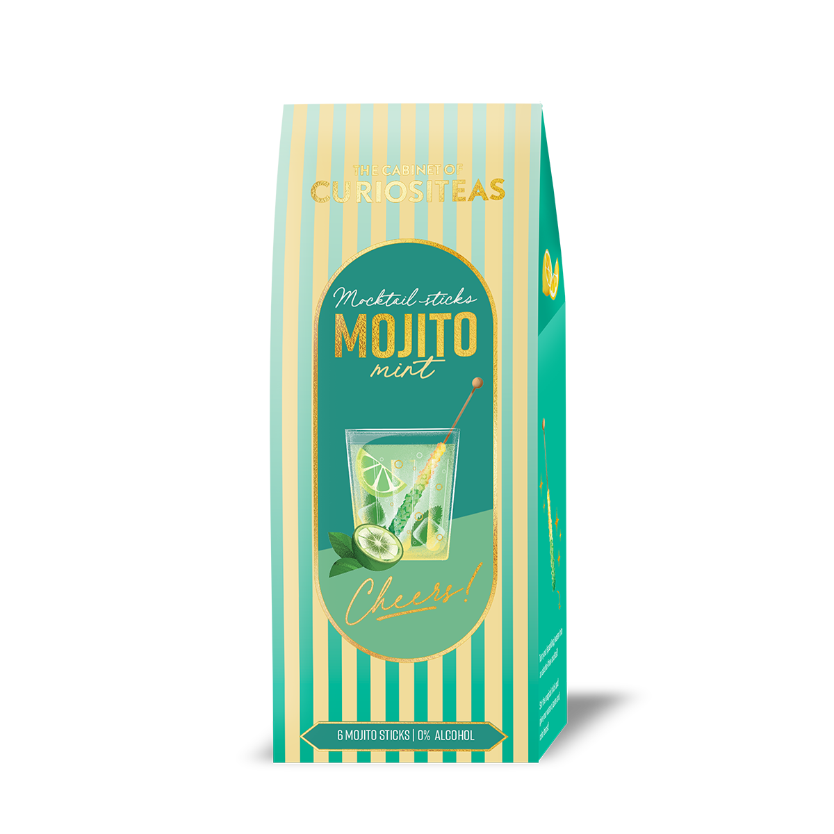 The Cabinet of CuriosiTeas Mocktail Sticks (6 Sticks in 1 Box) - Mojito