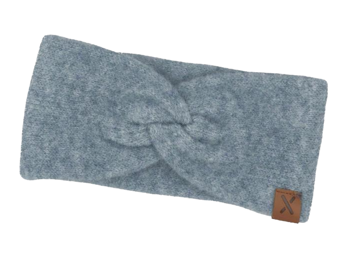 Maximo Stirnband Strick - Blau Meliert