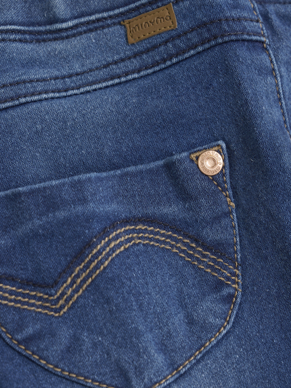 Minymo Denim Jegging in Denim Blau