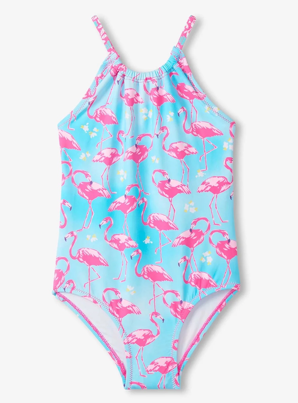 Hatley Badeanzug in Türkis Blau & Pink Flamingos