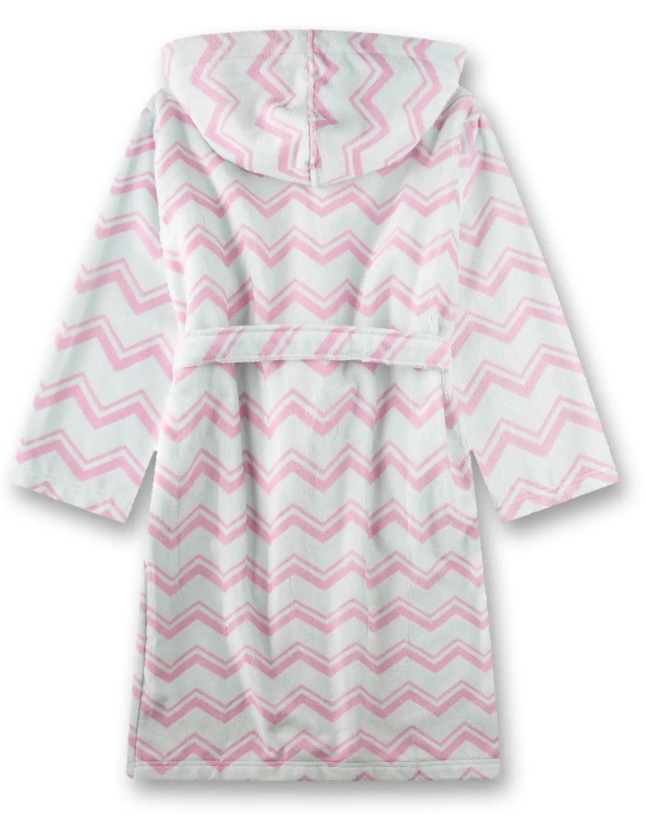 Sanetta Bademantel Aqua Blau & Rosa Zickzack Chevron Sanetta Bademantel Aqua Blau & Rosa Zickzack Chevron