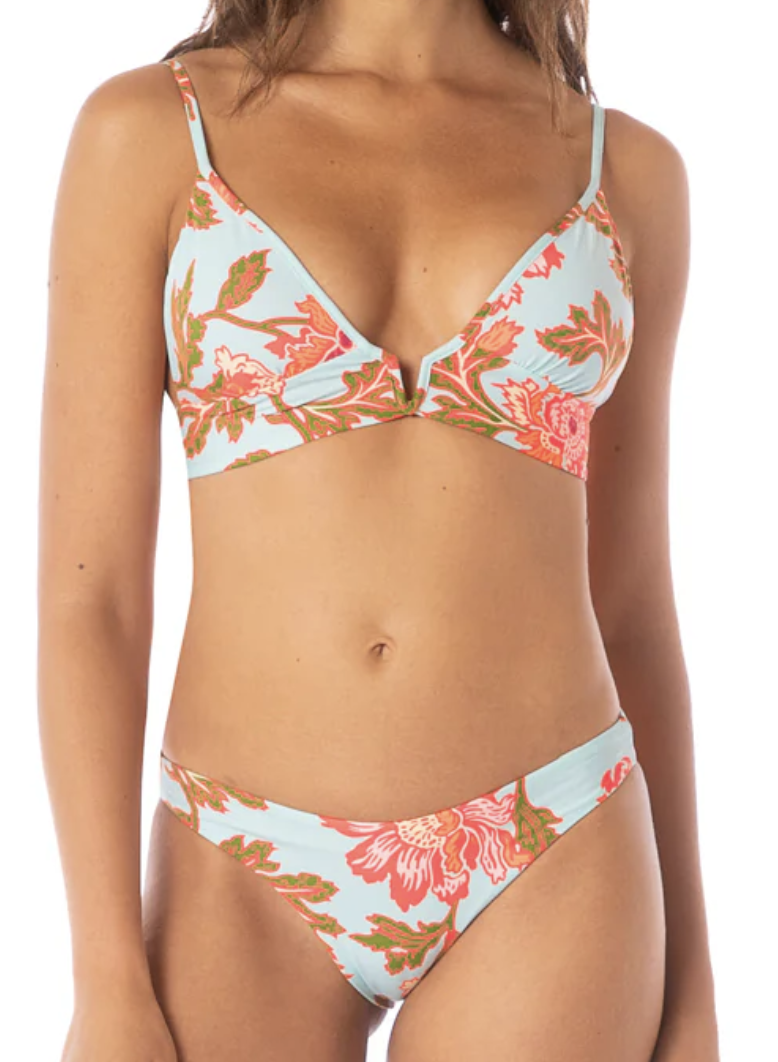 Maaji Damen Wendebikini - Triangle Bikinioberteil - Blumen - SALE Maaji Damen Wendebikini - Triangle Bikinioberteil - Blumen - SALE