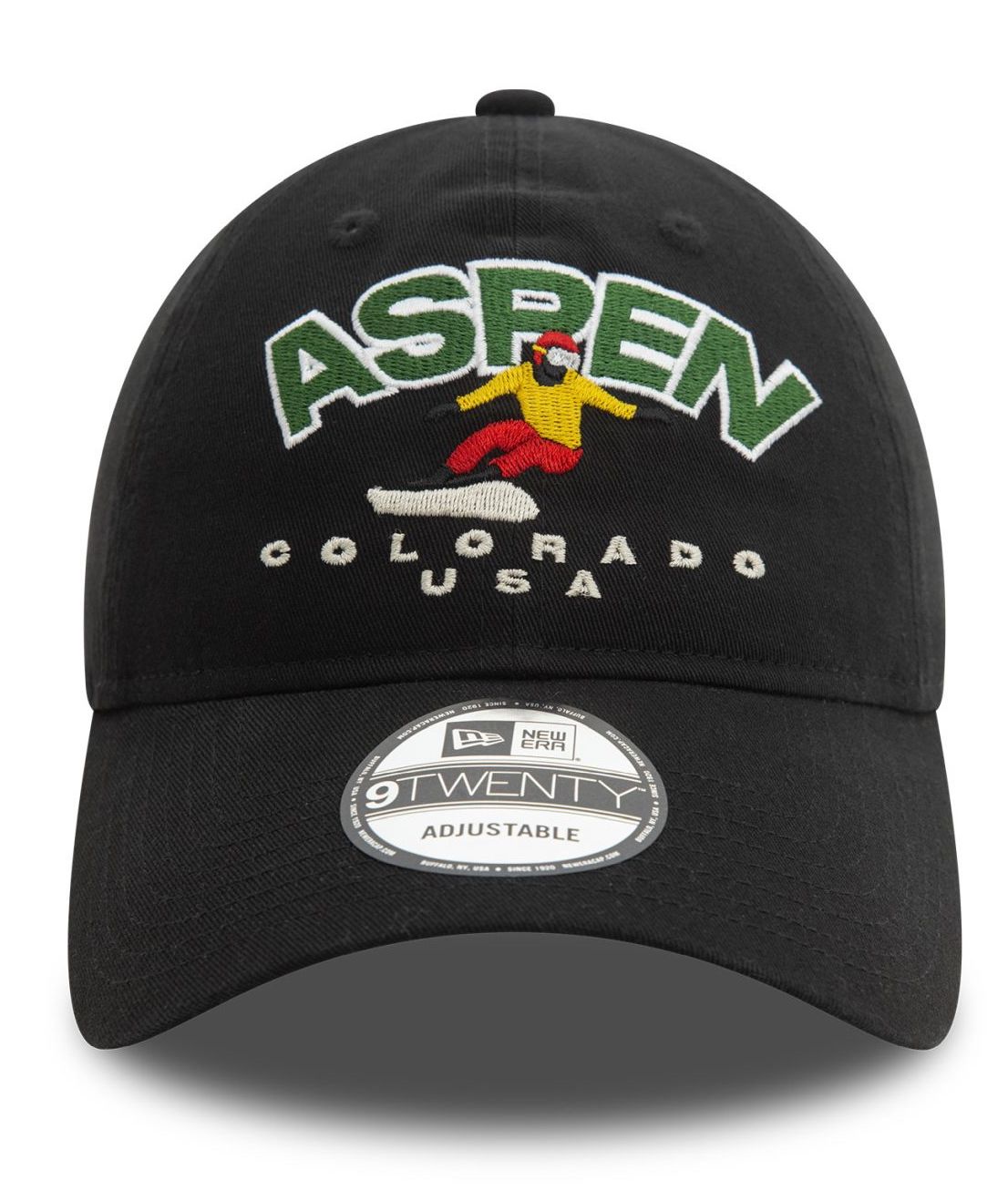 New Era 9TWENTY Cap - Aspen in Schwarz