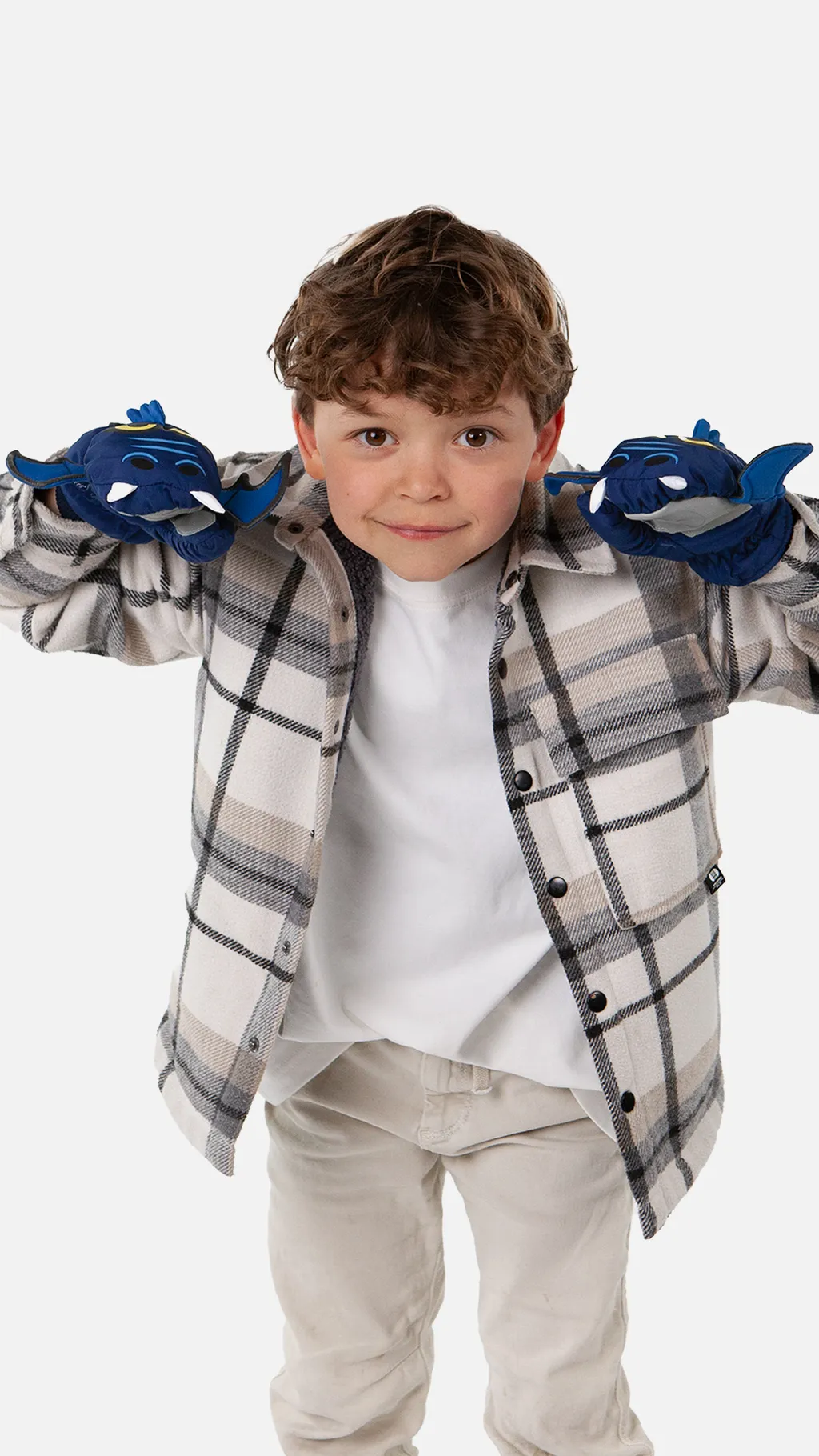 Barts Kids Fäustlinge 3D - Royal Blau Fledermaus