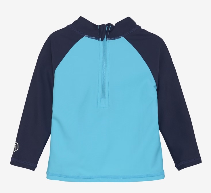 Color Kids UV Schutz UPF 60 Schwimmshirt in Navy & Türkis Blau - Segelboot Color Kids UV Schutz UPF 60 Schwimmshirt in Navy & Türkis Blau - Segelboot