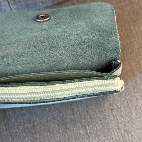 Soft Leder Geldbeutel in Mint Grün - Klein Soft Leder Geldbeutel in Mint Grün - Klein