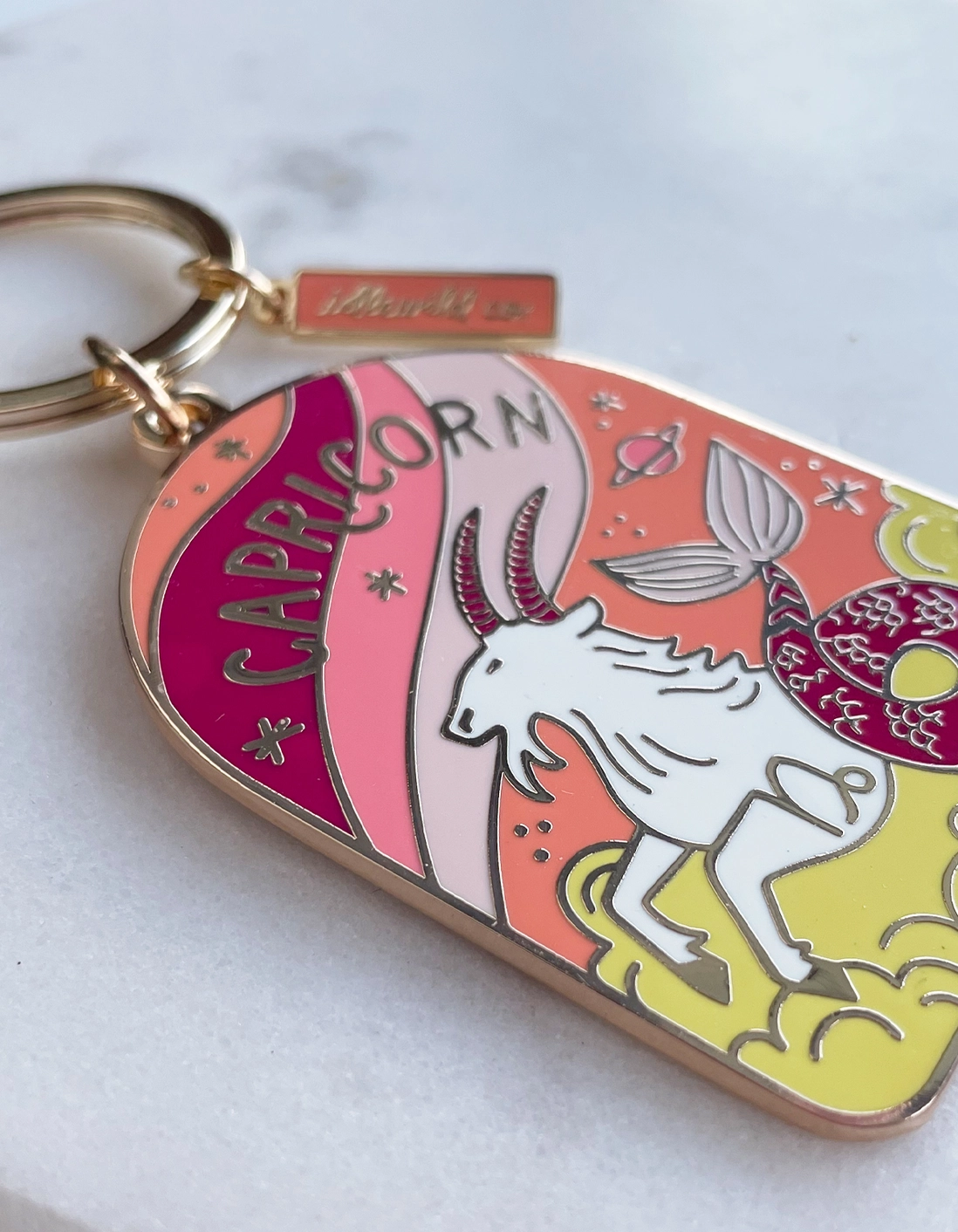 7259a2a948f7fb44993faa01ba3beca2e4591cb3bb7e2205b687ec09796cce7b Idlewild Sternzeichen Schlüsselanhänger - Capricorn Key Chain - Steinbock - SALE