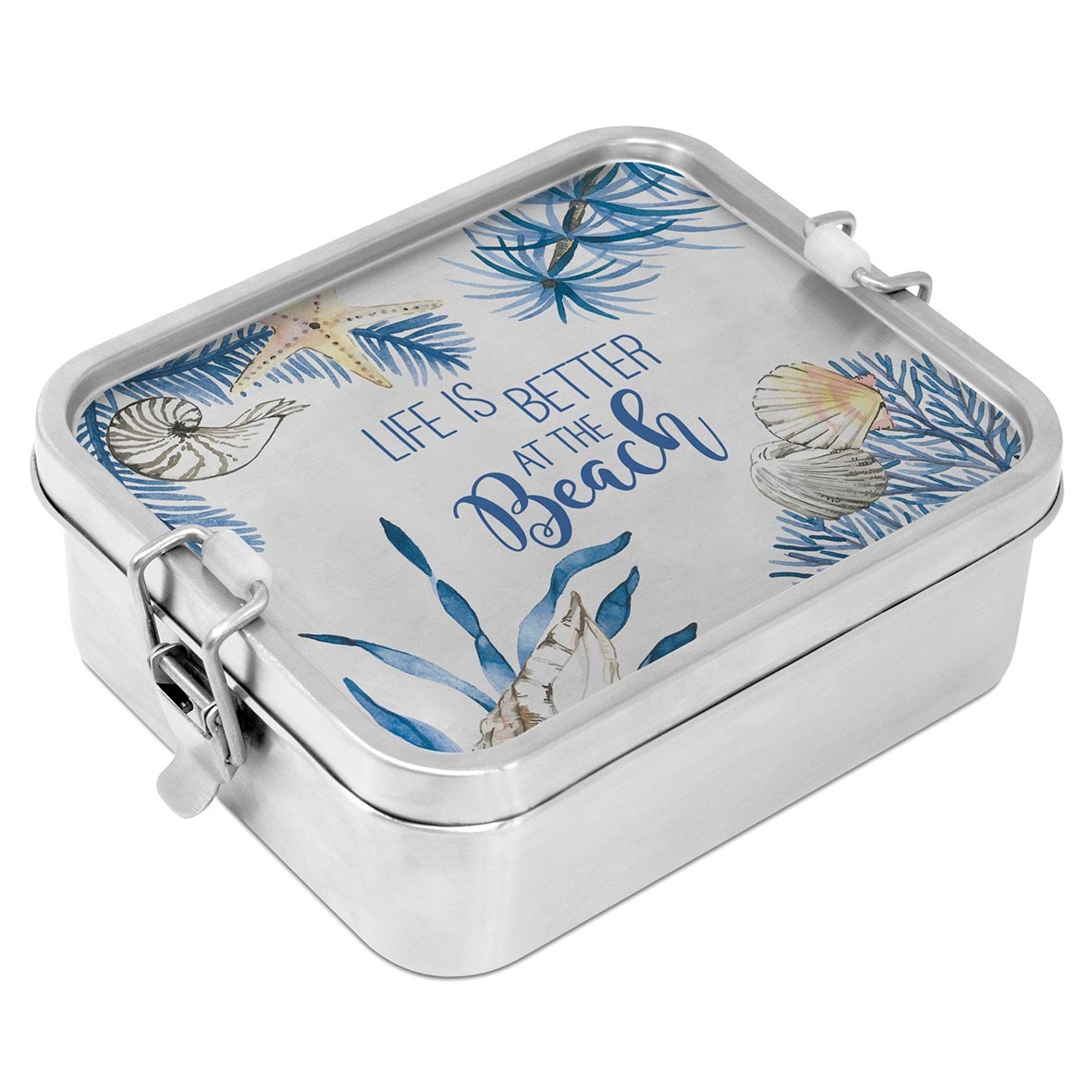 Paperproducts Edelstahl Brotzeit Box - Ocean Life - Better at the Beach