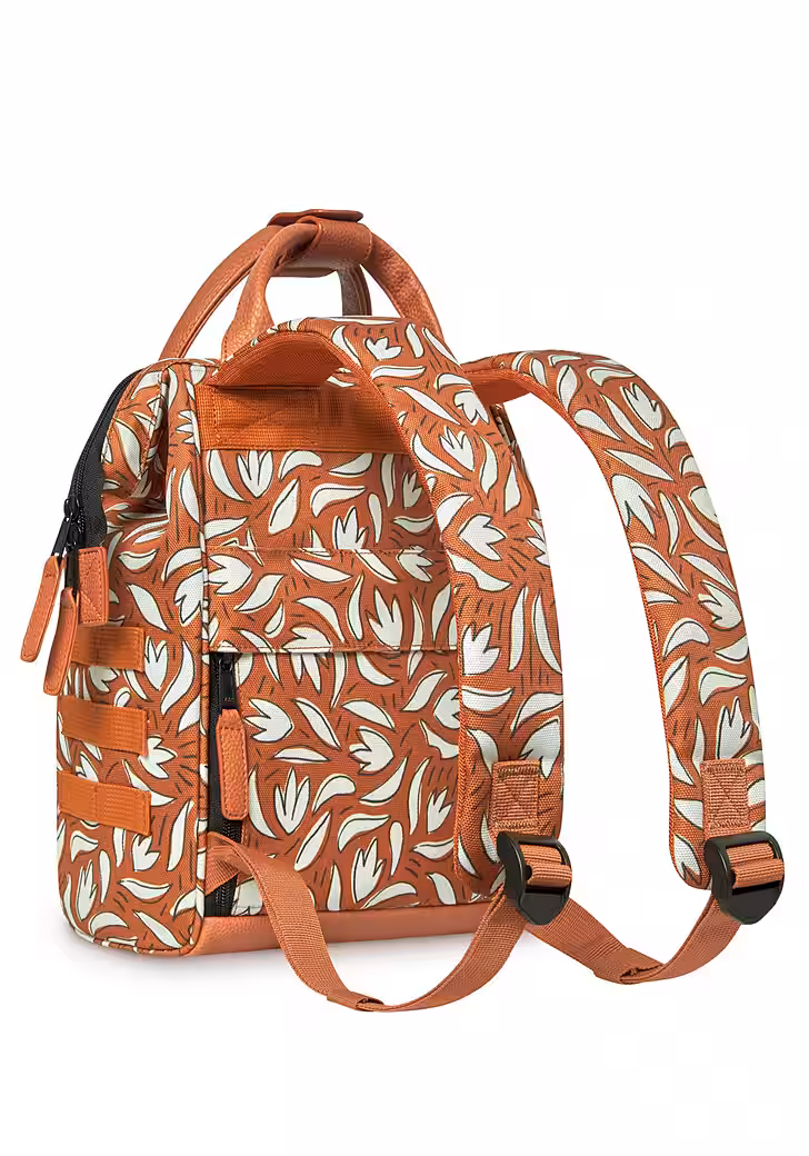 Cabaia Rucksack SUMATRA Small (mit Laptop-Fach) in Camel Blätter Design Cabaia Rucksack SUMATRA Small (mit Laptop-Fach) in Camel Blätter Design