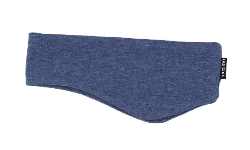 Maximo Jersey GOTS Bio-Baumwolle Stirnband in Blau Maximo Jersey GOTS Bio-Baumwolle Stirnband in Blau