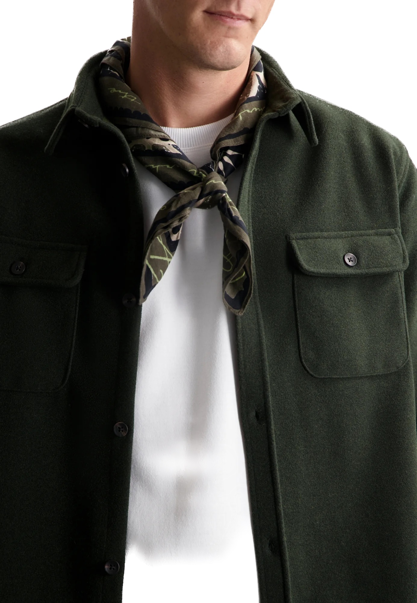 DSTREZZED Overshirt Hemd Ulrik - Olive Night - SALE