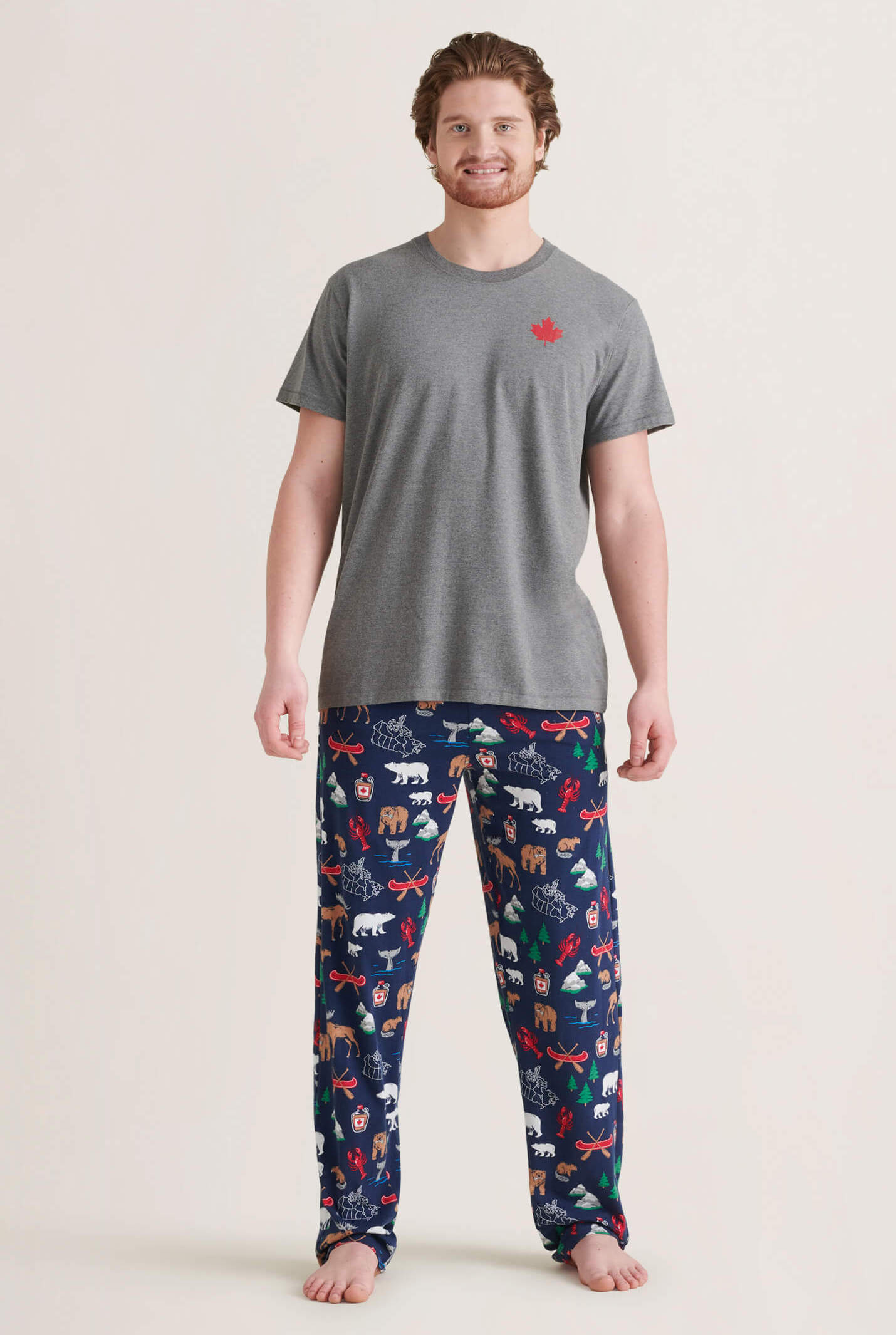 TS9FLAG001_C Little Blue House Herren Kurzarm T-Shirt - True North