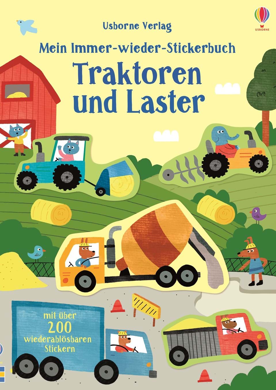 Usborne Mein Immer-Wieder-Stickerbuch - Traktoren und Laster