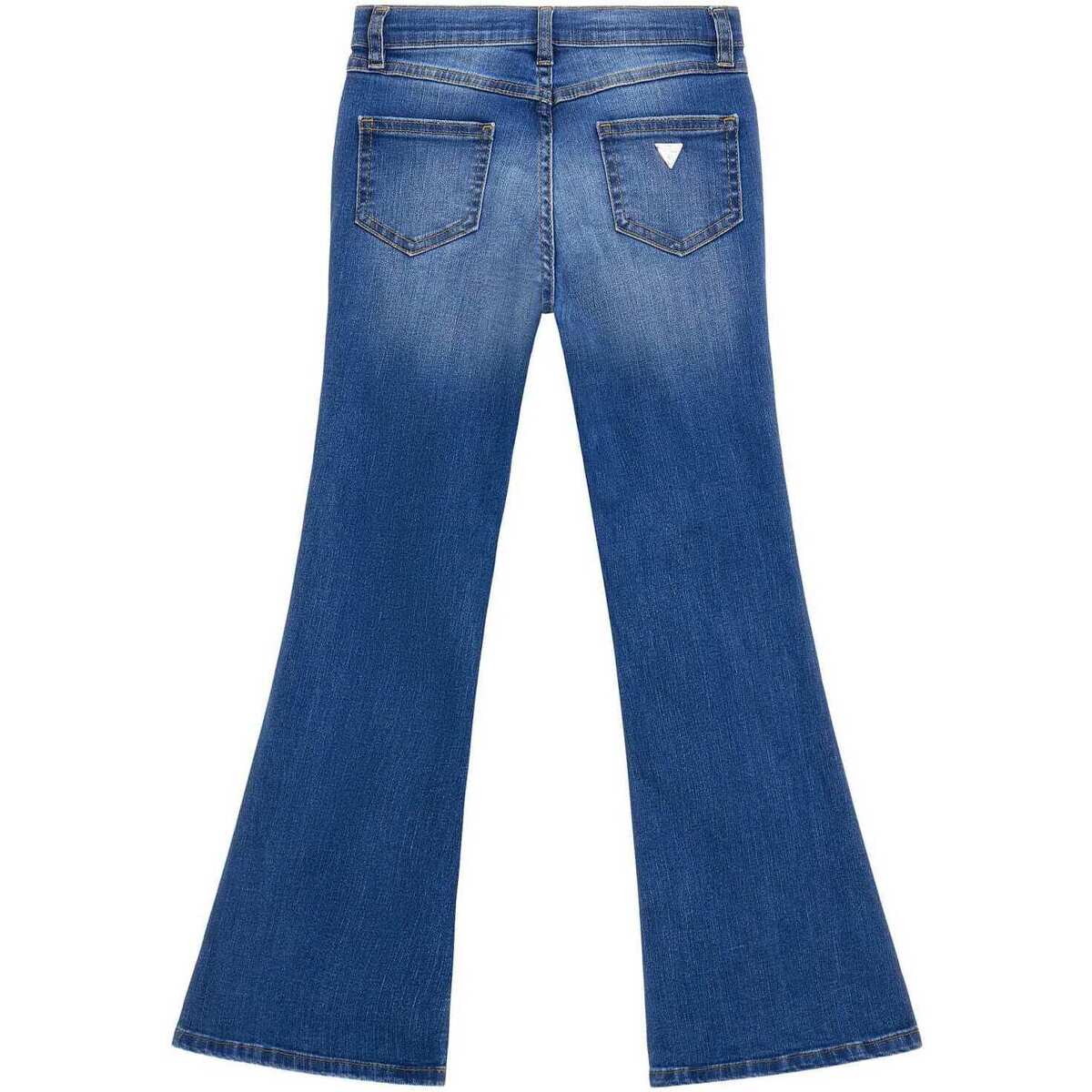 Guess Stretch Denim Flare Fit Jeans in Medium Lily Wash Blau Guess Stretch Denim Flare Fit Jeans in Medium Lily Wash Blau