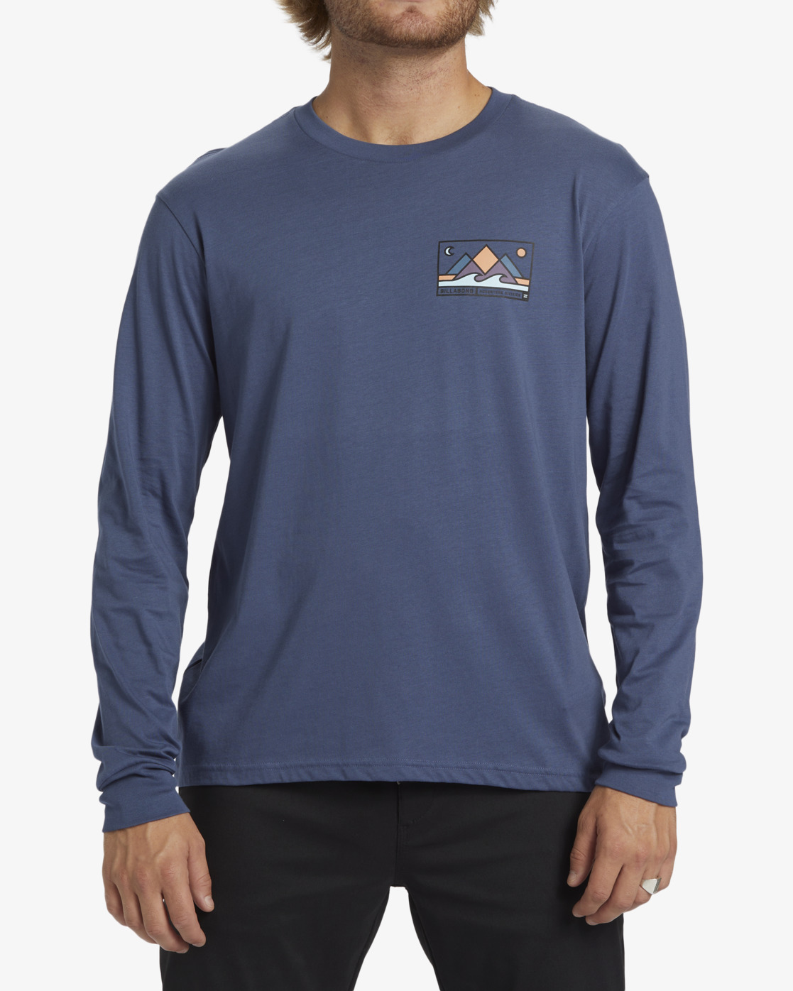 Billabong Range Langarmshirt für Männer - Slate Blue/Blau Billabong Range Langarmshirt für Männer - Slate Blue/Blau