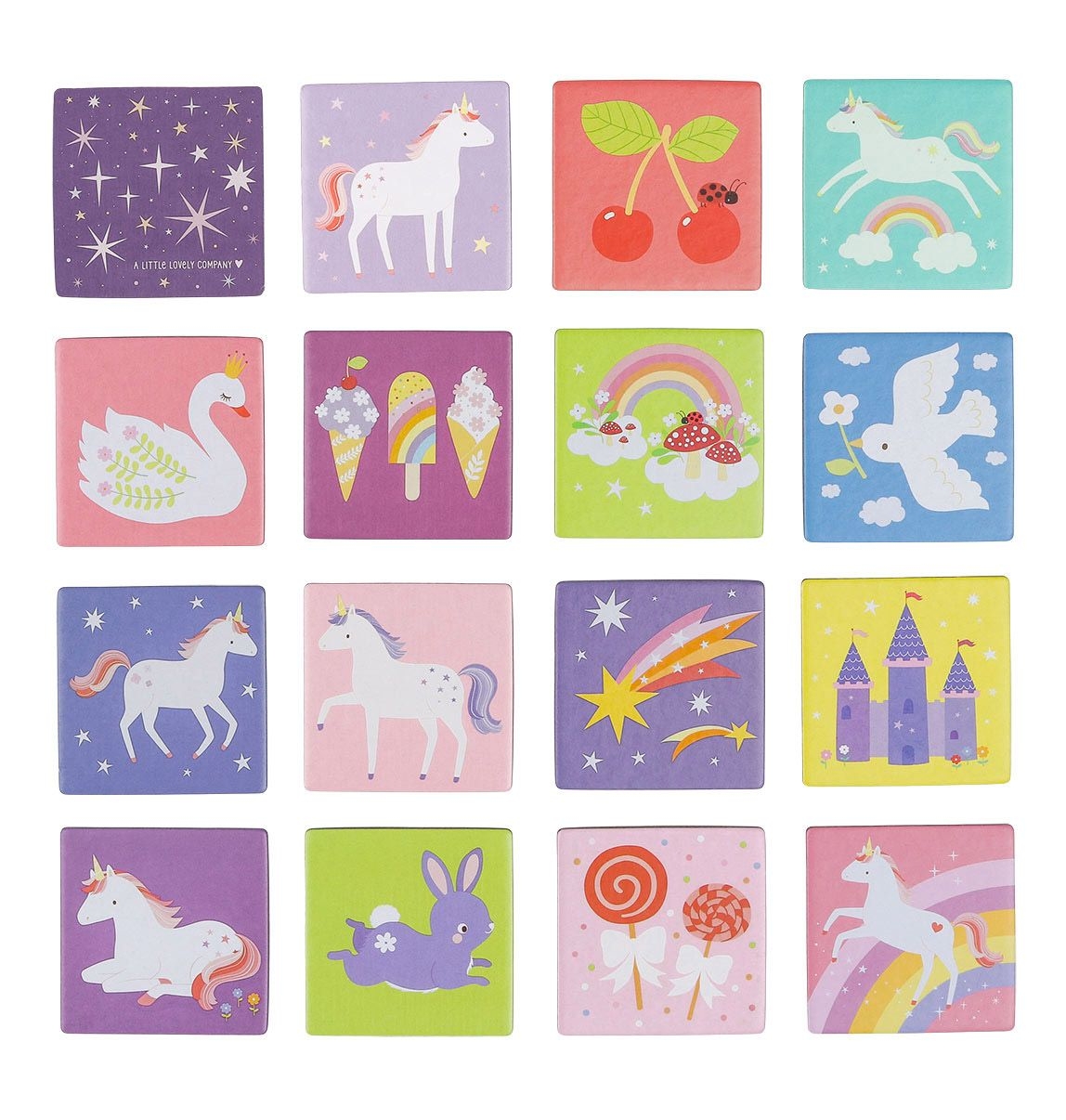 A Lovely Little Company Memory Match / Einhorn