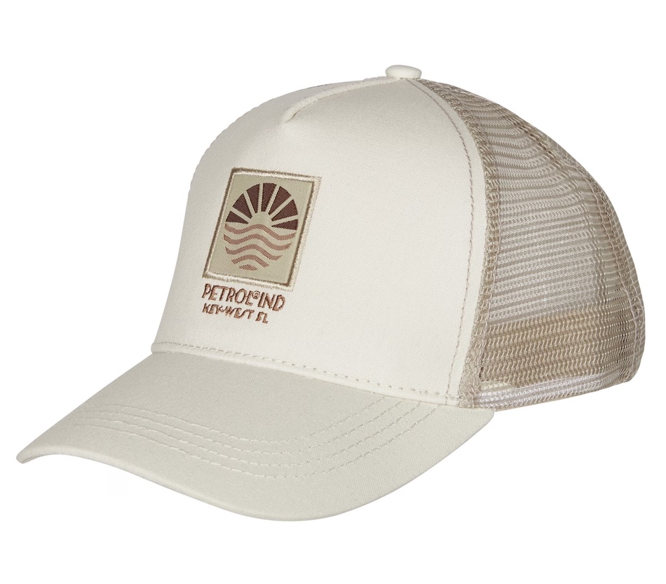 Petrol Industries Baseball Cap in Seashell Beige Creme Petrol Industries Baseball Cap in Seashell Beige Creme