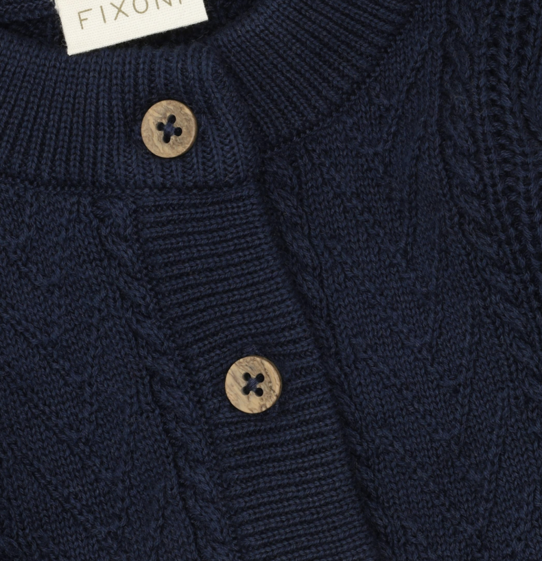 FIXONI Baby Strickjacke - Navy Blazer