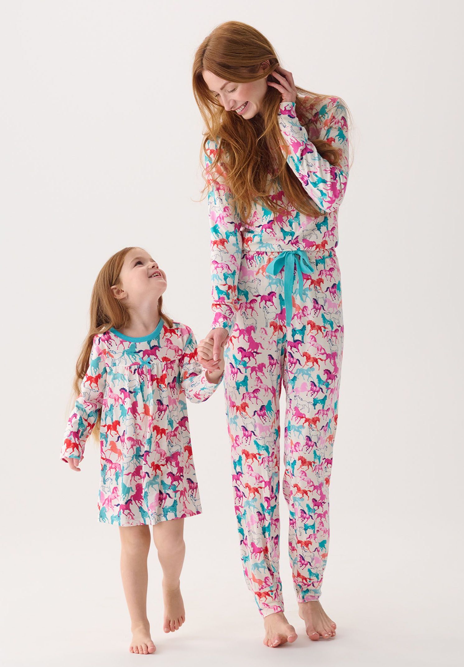 Hatley Bambus Damen Pyjama - Photo Horses - Pferde - SALE