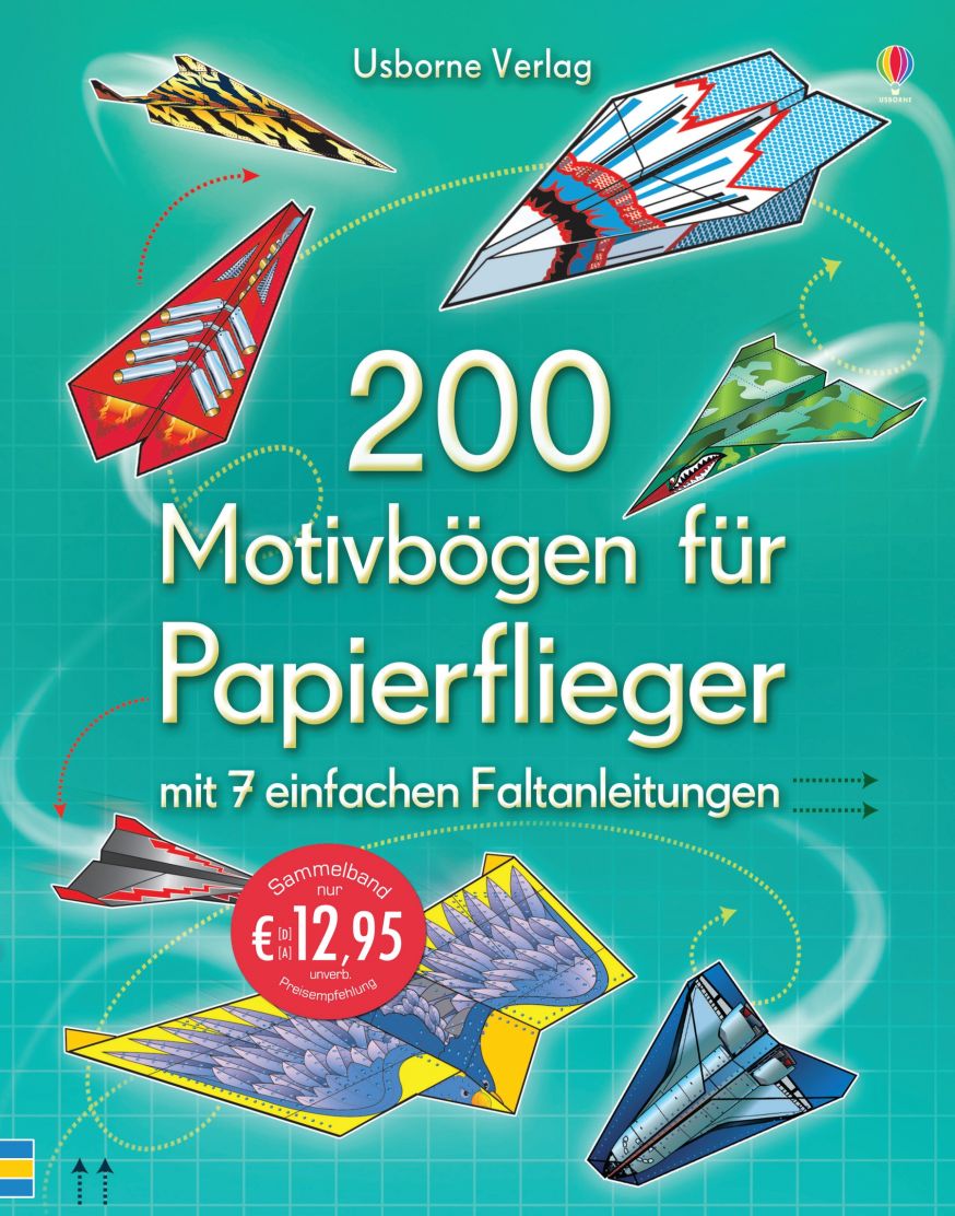 Usborne 200 Motivbögen für Papierflieger