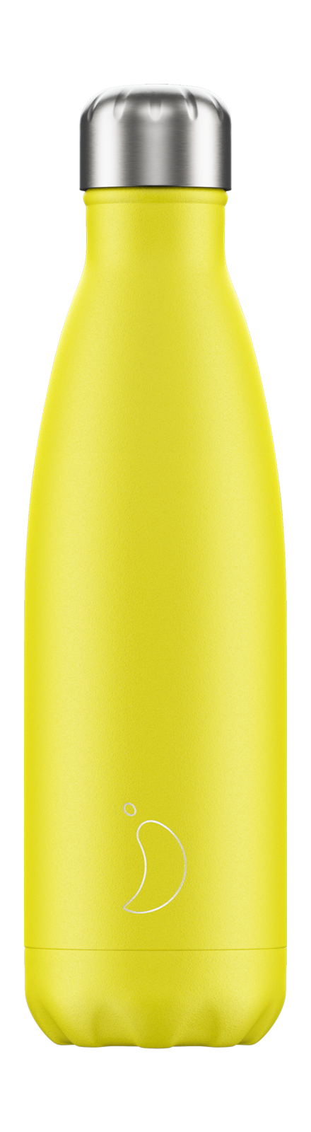 V2-Neon-Yellow-500ml Chilly's Thermos Edelstahl Flasche - Neon Gelb - 500 ml