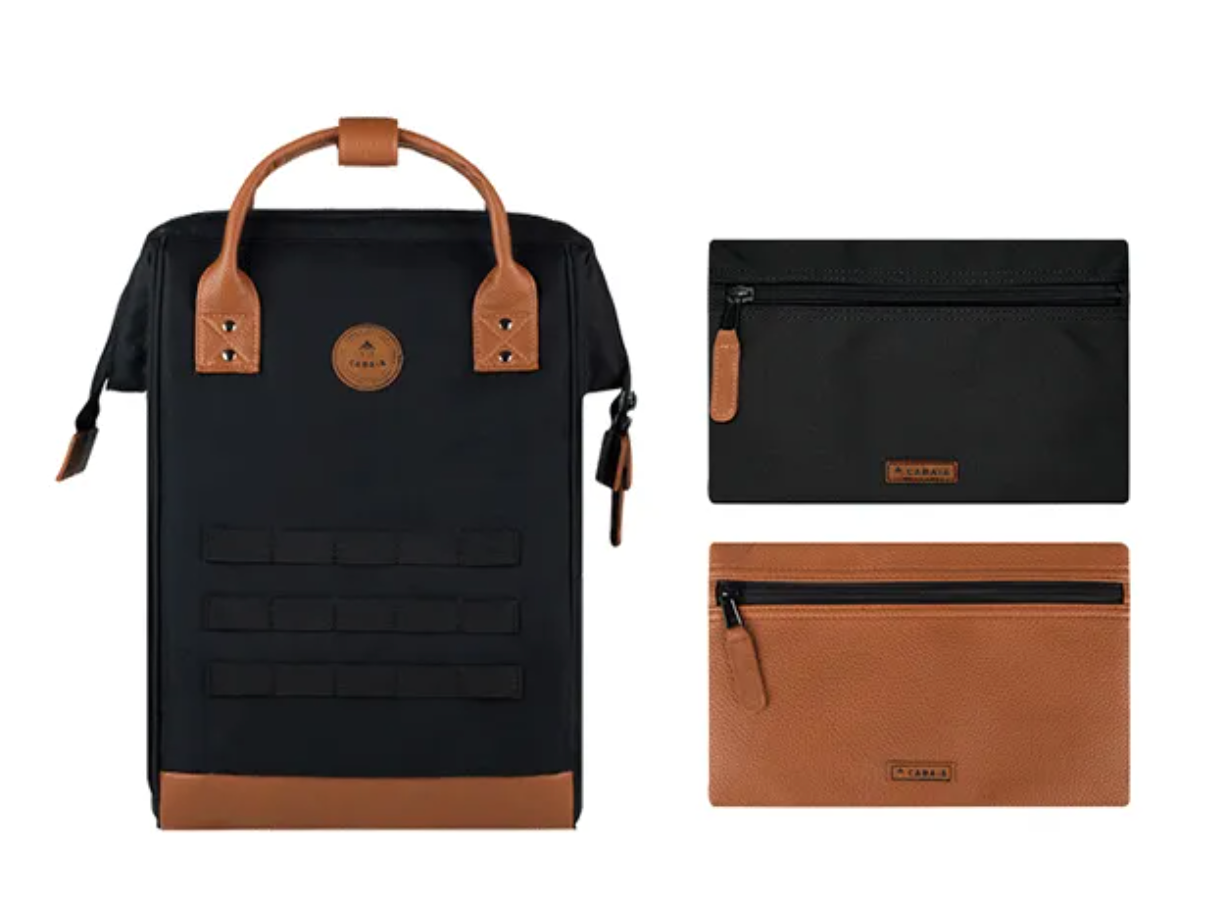 Cabaia Rucksack COLOGNE Medium mit Laptop-Fach in Schwarz