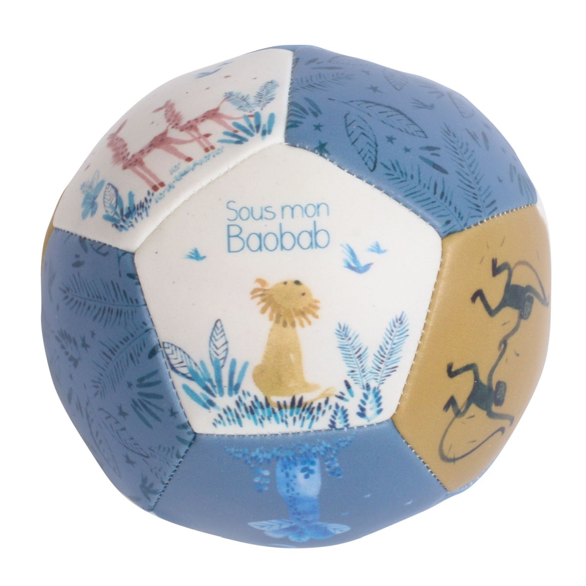 Moulin Roty Softball - Sous mon Baobab - Dschungeltiere