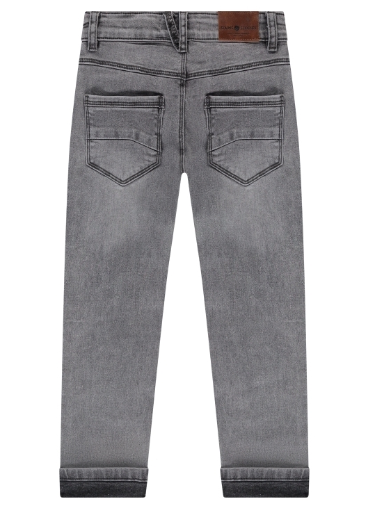 Babyface Stains & Stories Jungs Jeans in Mid Grau Denim Babyface Stains & Stories Jungs Jeans in Mid Grau Denim