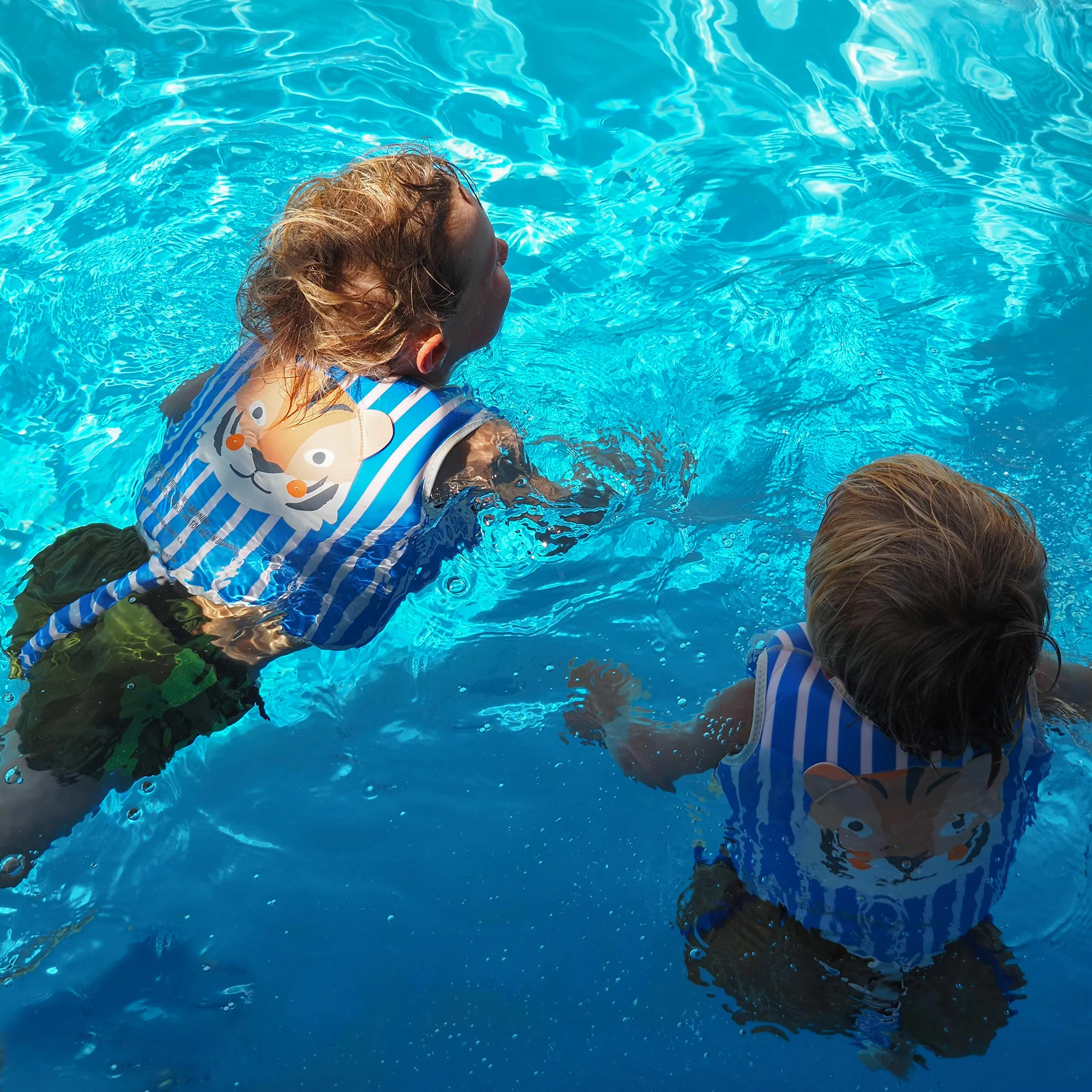 Sunnylife Schwimmweste Tino the Tiger Blue - Blau