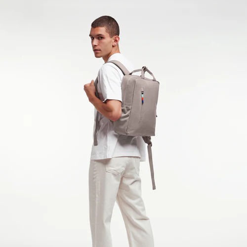 GOT BAG DAYPACK 2.0 SEAHORSE - Nachhaltiger Rucksack in Taupe Beige
