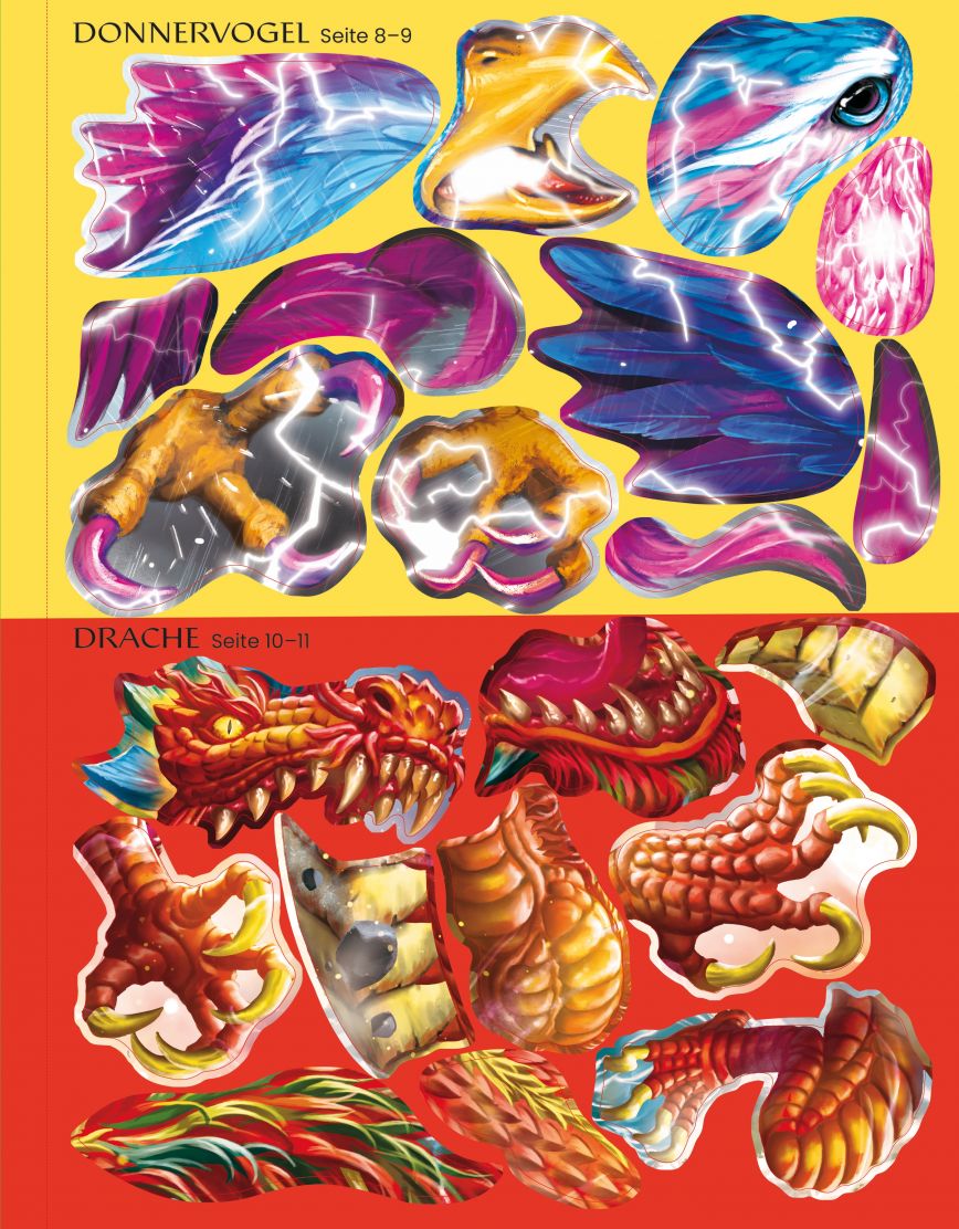 9781789417340_spread_image_2_ Usborne Der große Stickerspaß - Mythische Monster