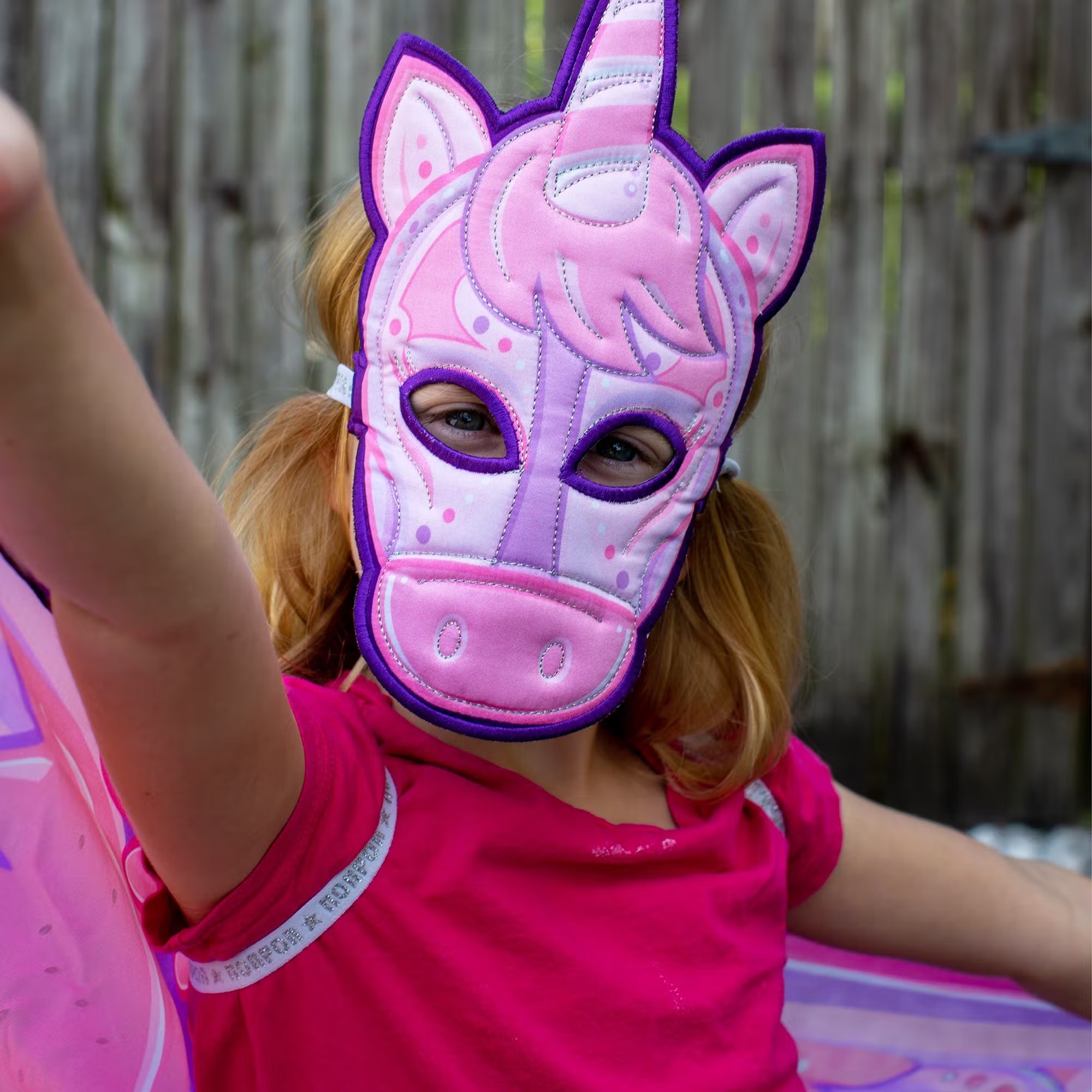 Dreamy Dress-Ups UNICORN PINK - Flügel & Maske