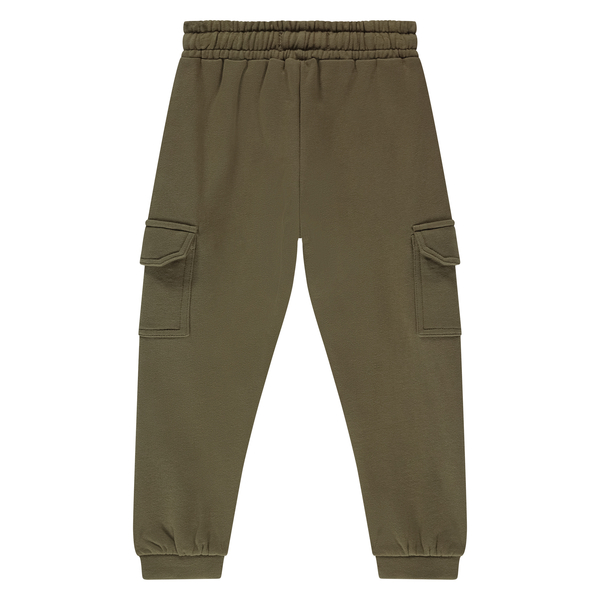 Babyface Stains & Stories Cargo Sweathose Jogging Pant in Army Grün