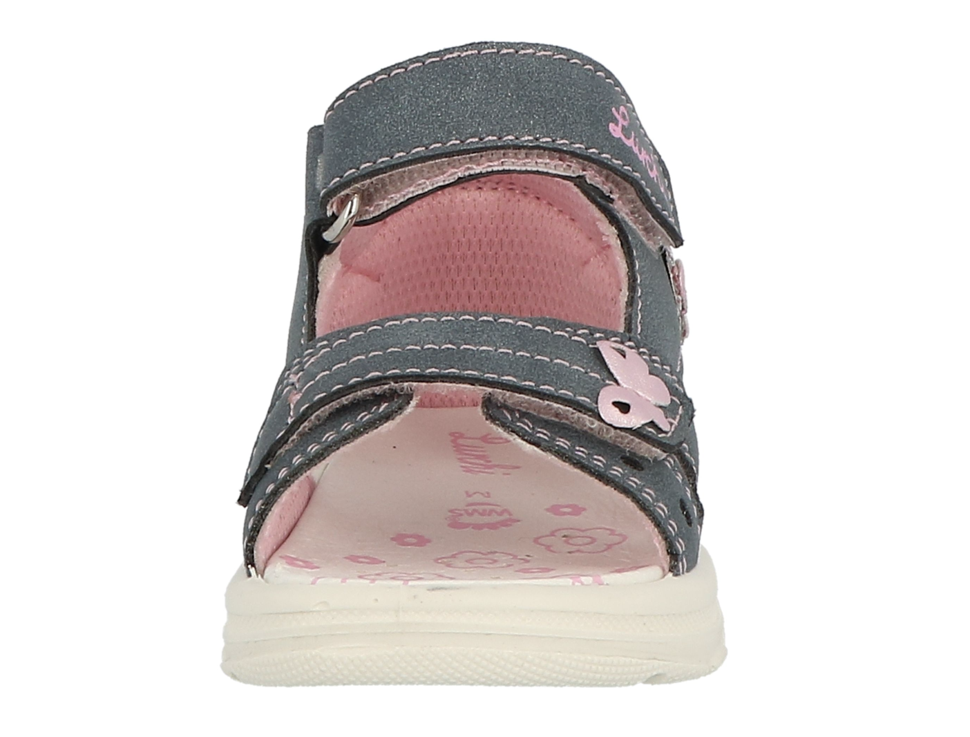 Lurchi Sandalen Gioa - Jeansblau mit Schmetterlingen