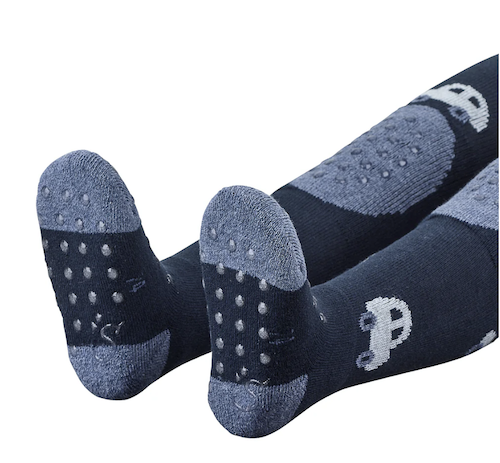 Sterntaler Krabbelstrumpfhose mit Po-Motiv in Blau - Autos