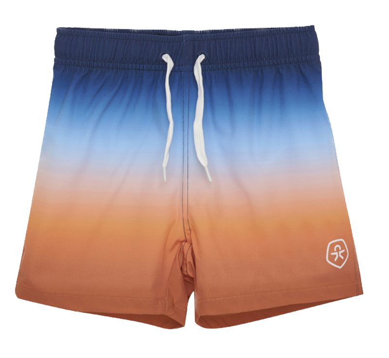 720196_3040_A Color Kids Badehose Schwimmshort - Sunrise Farbverlauf Sonnenaufgang