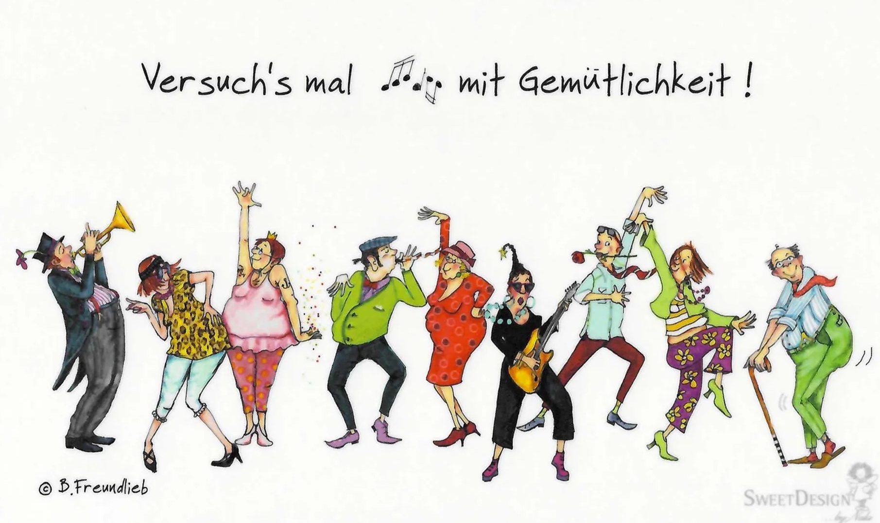 Sweet Design Frühstücksbrettchen - Versuch's mal mit Gemütlichkeit