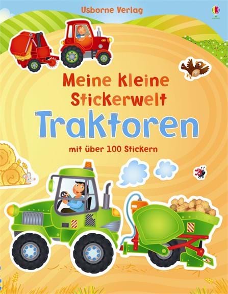 map_sb_tractors_g Usborne Meine Kleine Stickerwelt - Traktoren