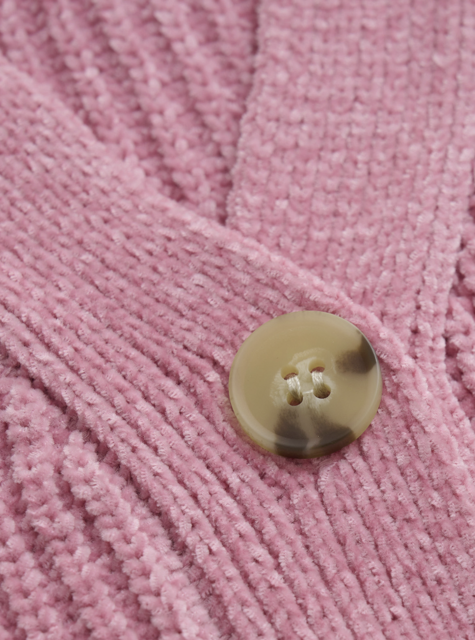 Creamie Mädchen Strick Cardigan in Rosa 