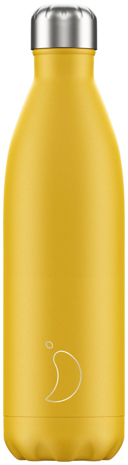 Chillys Edelstahl Thermos Flasche - Burnt Yellow - Gelb 750 ml
