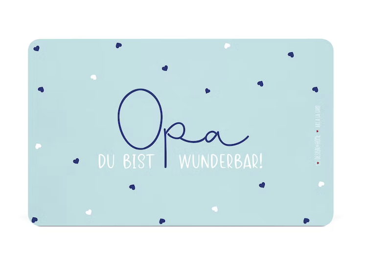 PPD Paperproducts Brotzeitbrett - Opa ist Wunderbar