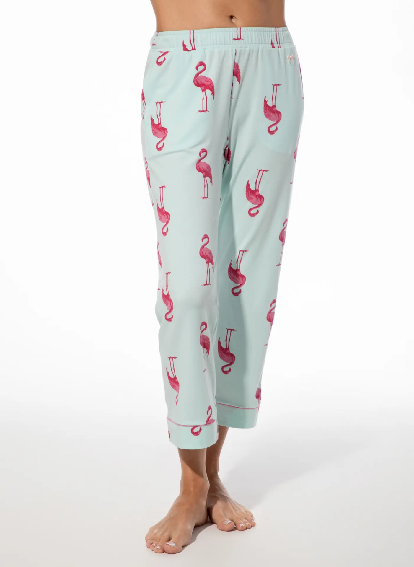 Short Stories by Sanetta Damen Pyjama Hose – Loungewear bequem & weich - Türkis Flamingo Short Stories by Sanetta Damen Pyjama Hose – Loungewear bequem & weich - Türkis Flamingo