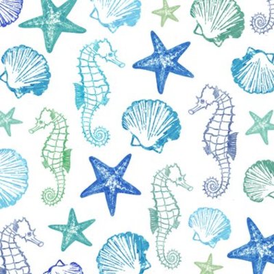 PPD Papierservietten Aquarell Seaside - Das Meer