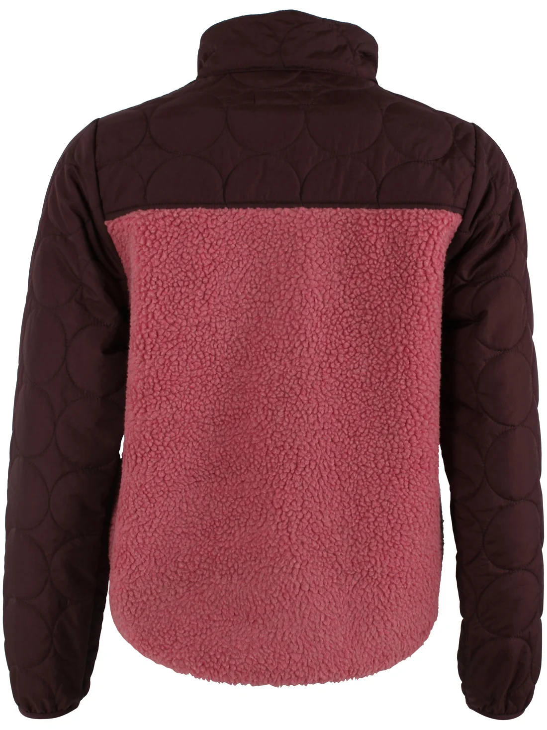 Danefae Danehazel Fleece Zip-Up Jacke in Berry Compote und Dark Wine - Beeren Pink & Weinrot