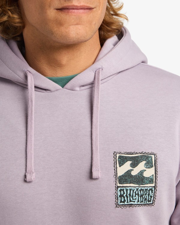 Billabong Foundation Po Hoodie in Smokey Flieder Kapuzenpulli für Herren