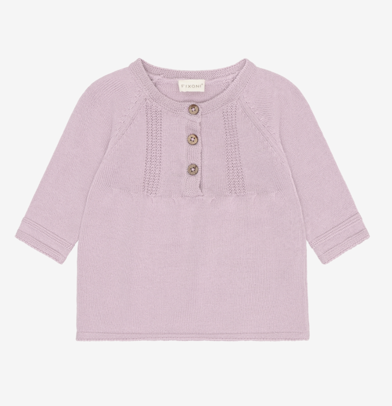 FIXONI Baby Strickkleid - Keepsake Lilac