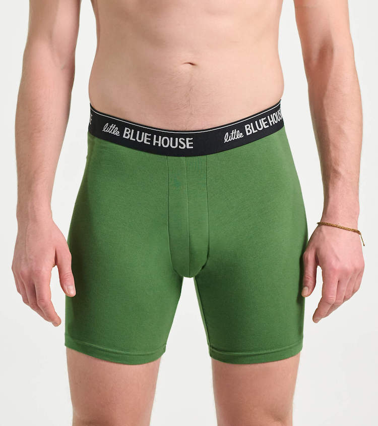 Little Blue House Boxer Short Unterhose in Grün - Let's Get Lit - Glow in the Dark