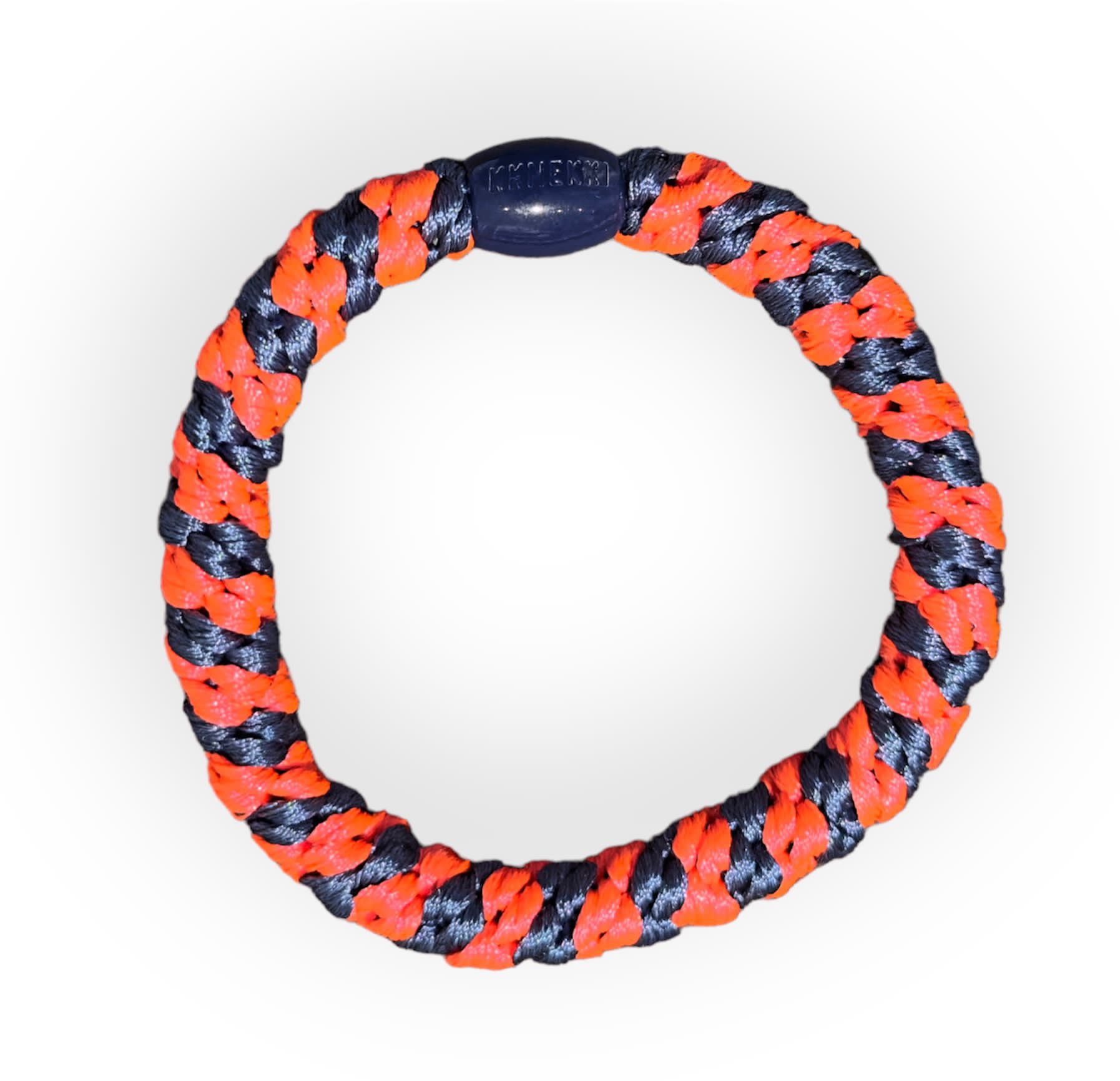 PHOTO-2023-08-11-16-12-24-1 Kknekki Haargummi/Armband - Indigo Blau & Neon Pink - 1 Stück