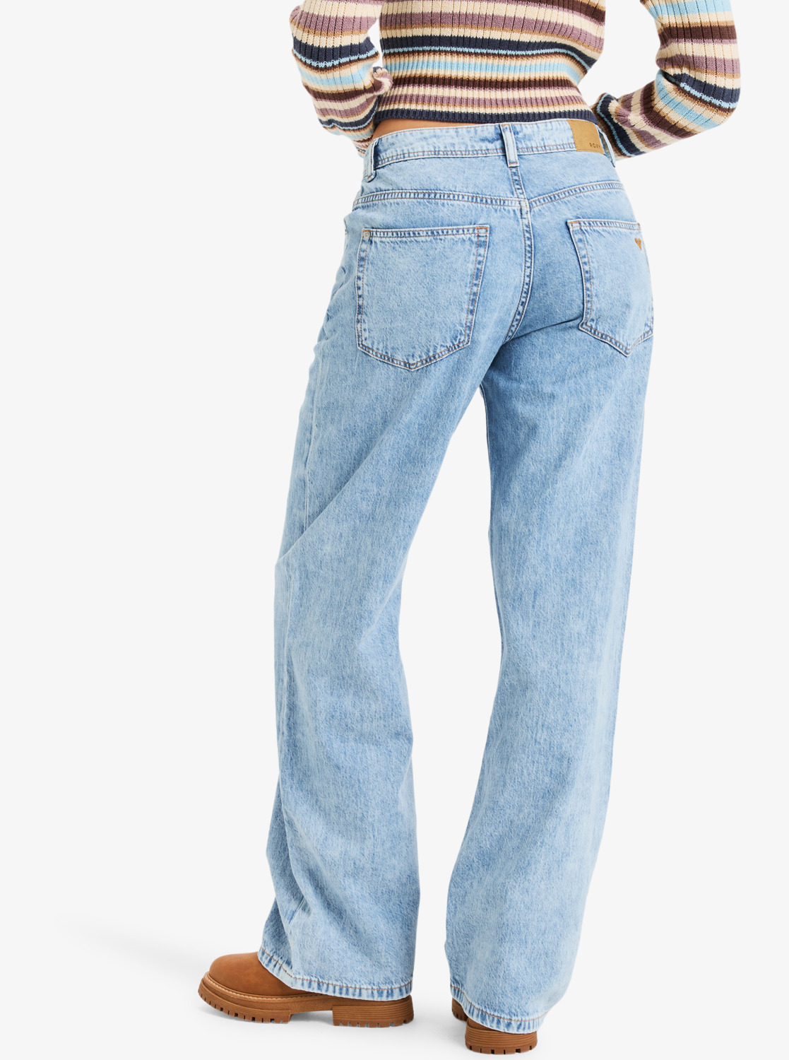 Roxy Milla Wide Leg Jeans Regular Beau - Crop Fit für Frauen