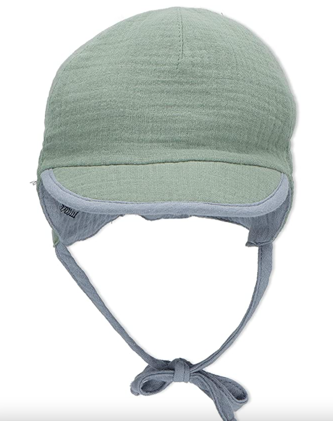 Sterntaler Baby Wendemütze - Sonnenmütze mit Nackenschutz - Blau & Grün UV Schutz 50+